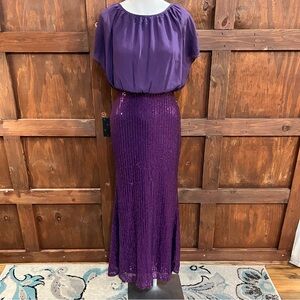 SHEIN Purple Maxi Dress